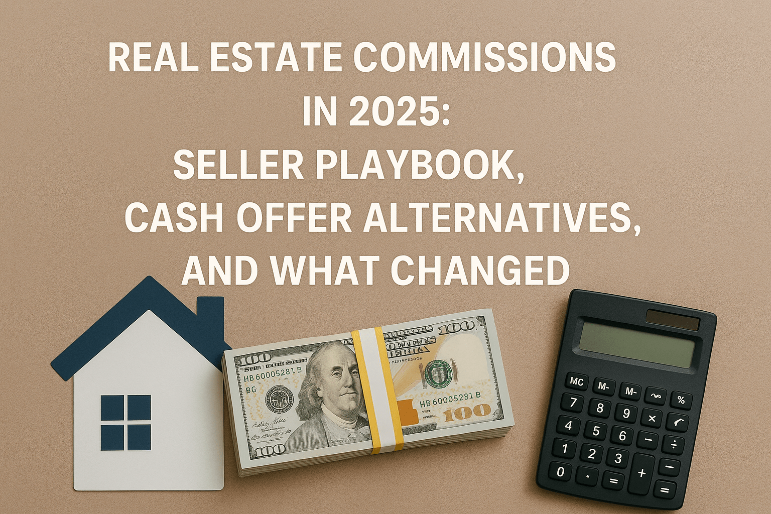 Seller reviewing 2025 commission strategies and cash-offer options