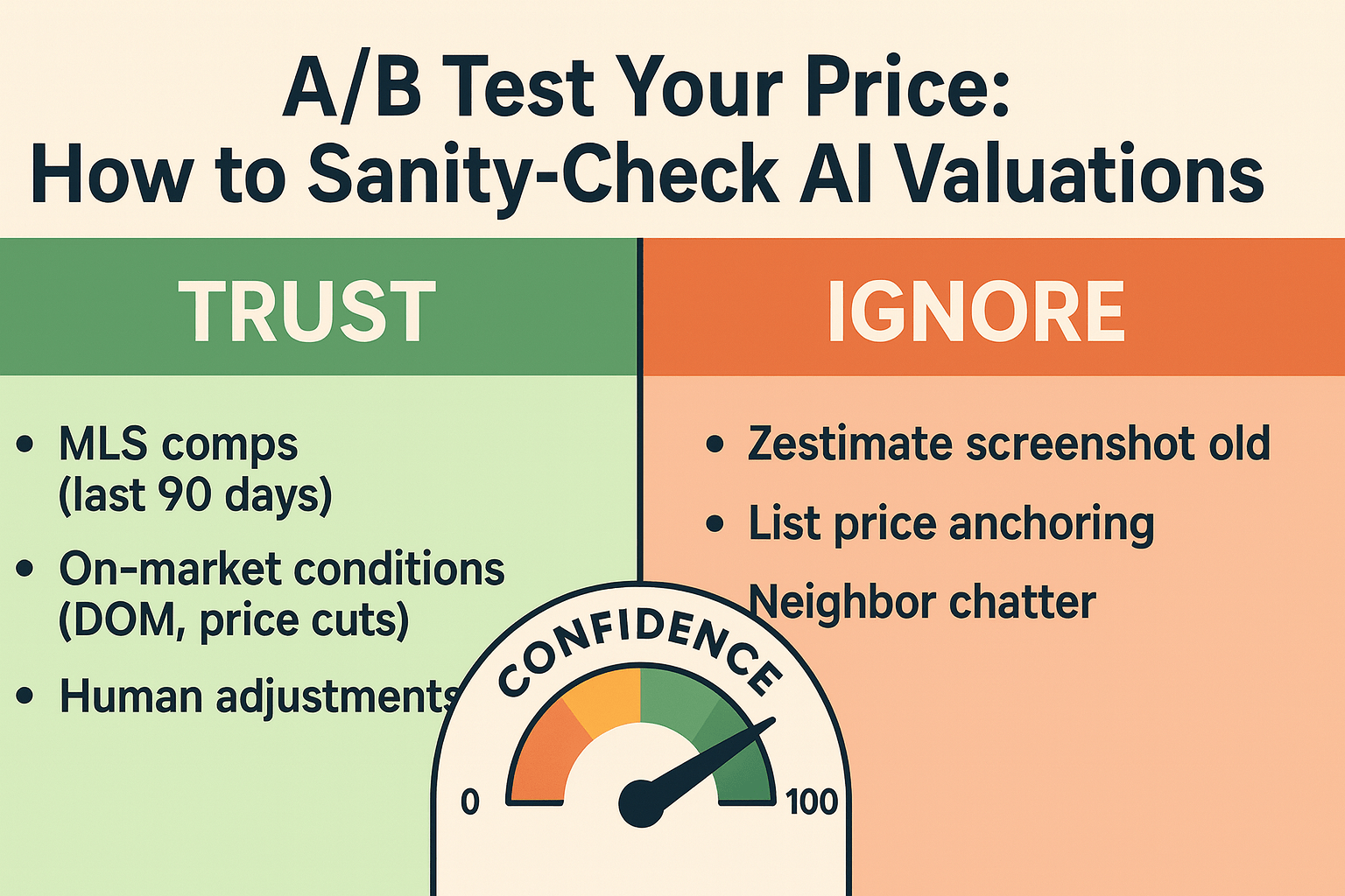 Infographic: A/B testing your list price to balance speed and net