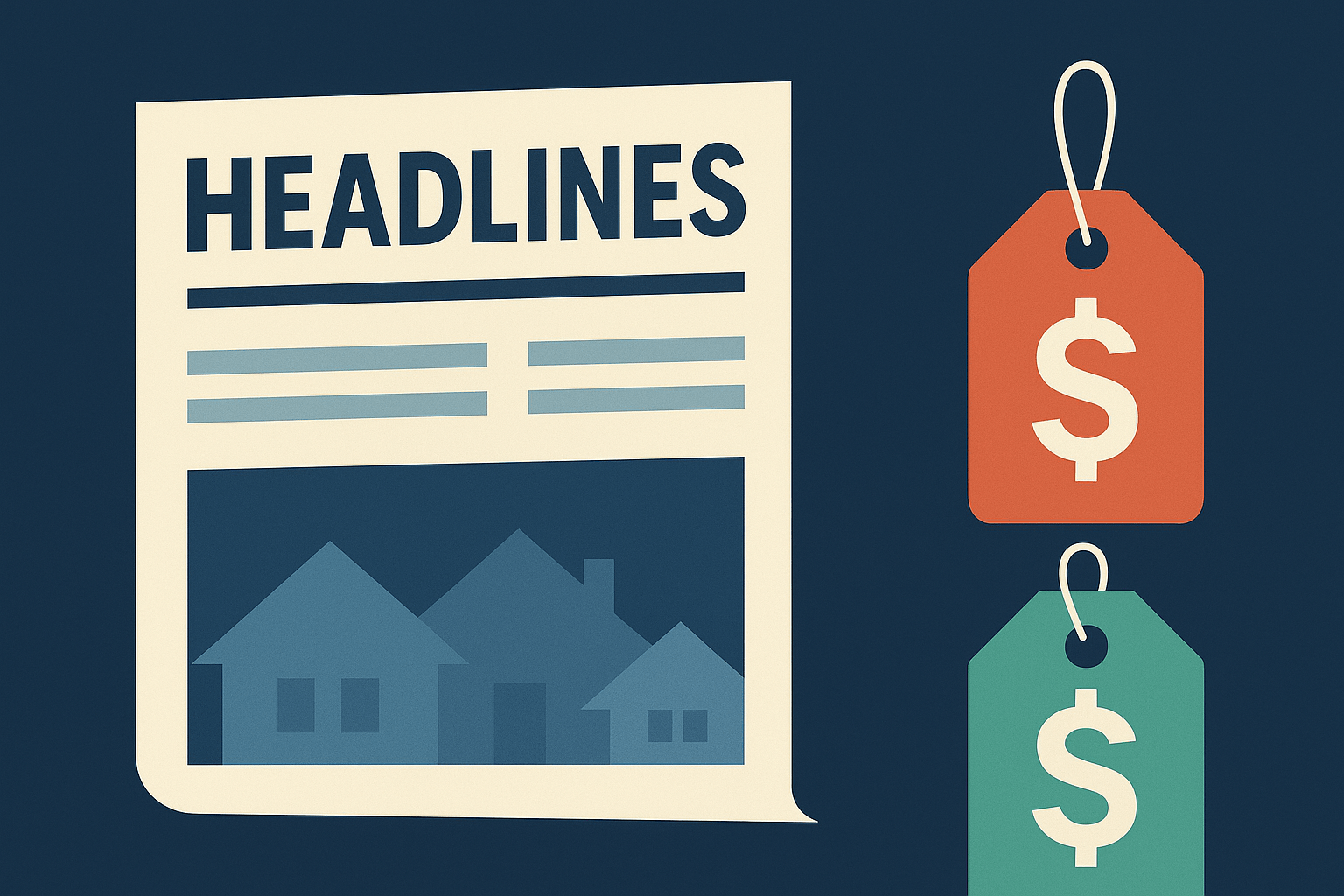 Side-by-side: national trend vs state pricing card with bars