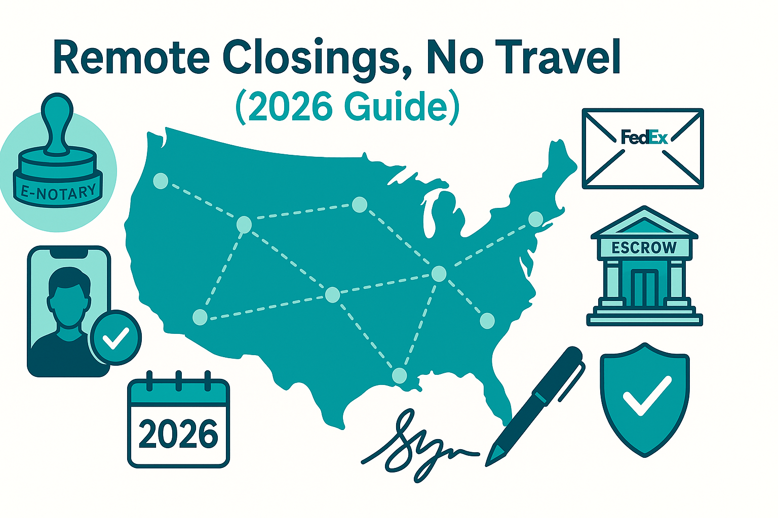 Remote real estate closing