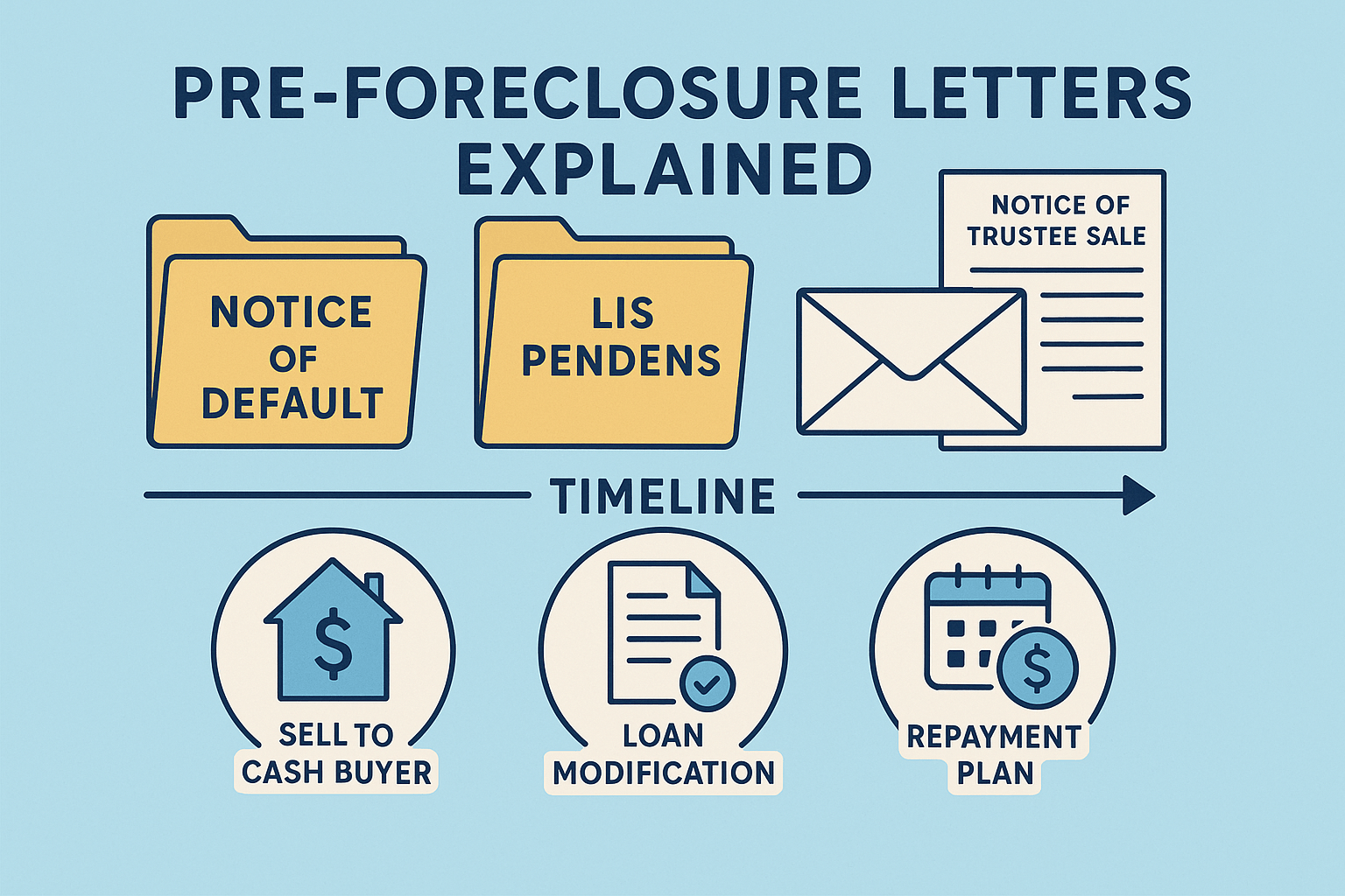 Pre-foreclosure letter with deadline highlighted