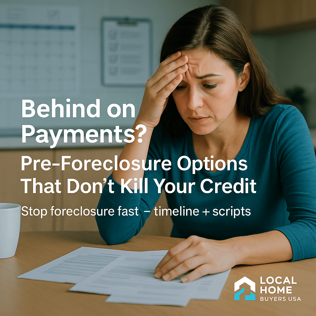 Pre-foreclosure roadmap and options overview