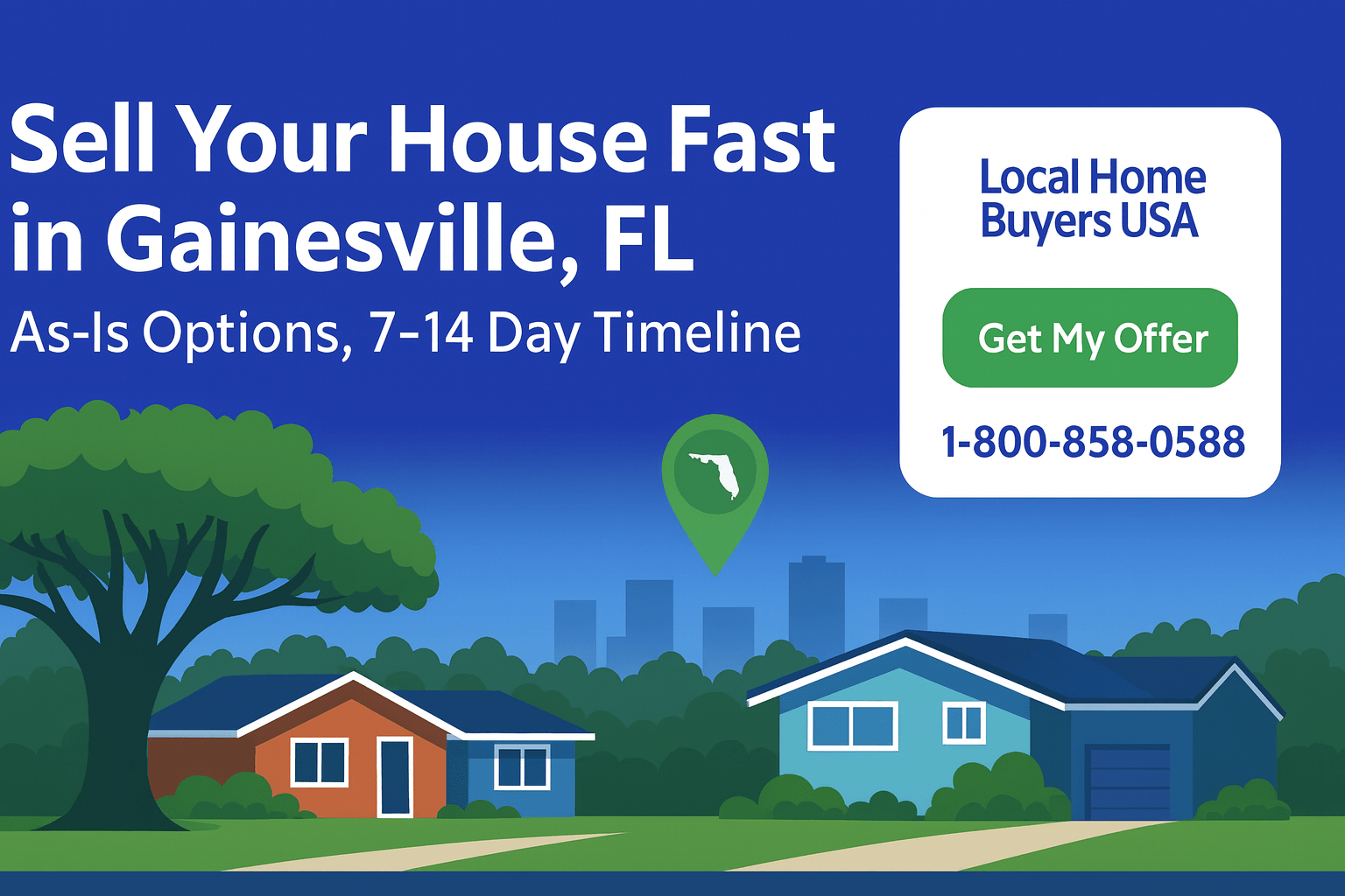 Gainesville, Florida neighborhoods with fast home sale theme