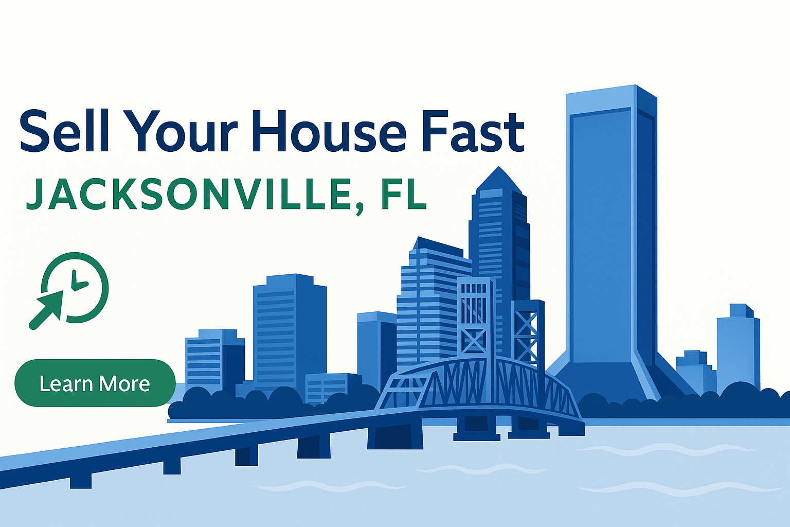 Jacksonville Florida skyline and neighborhoods, selling a house fast with confidence