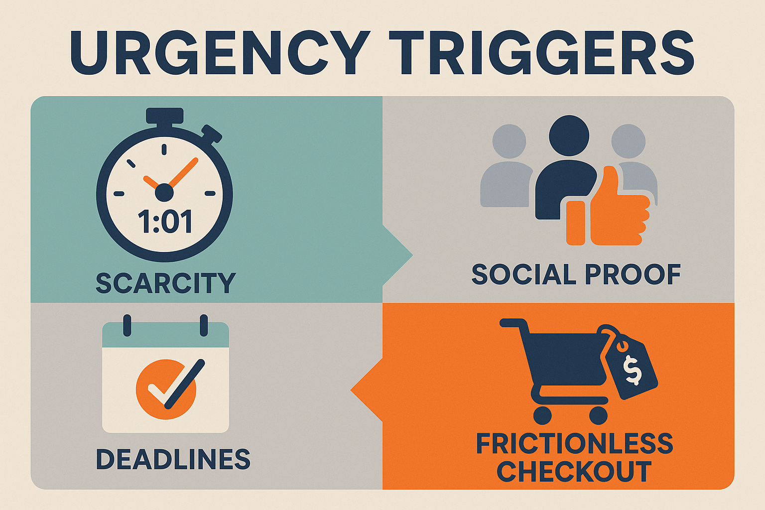 Hero graphic visualizing buyer urgency and clear presentation for faster home sales