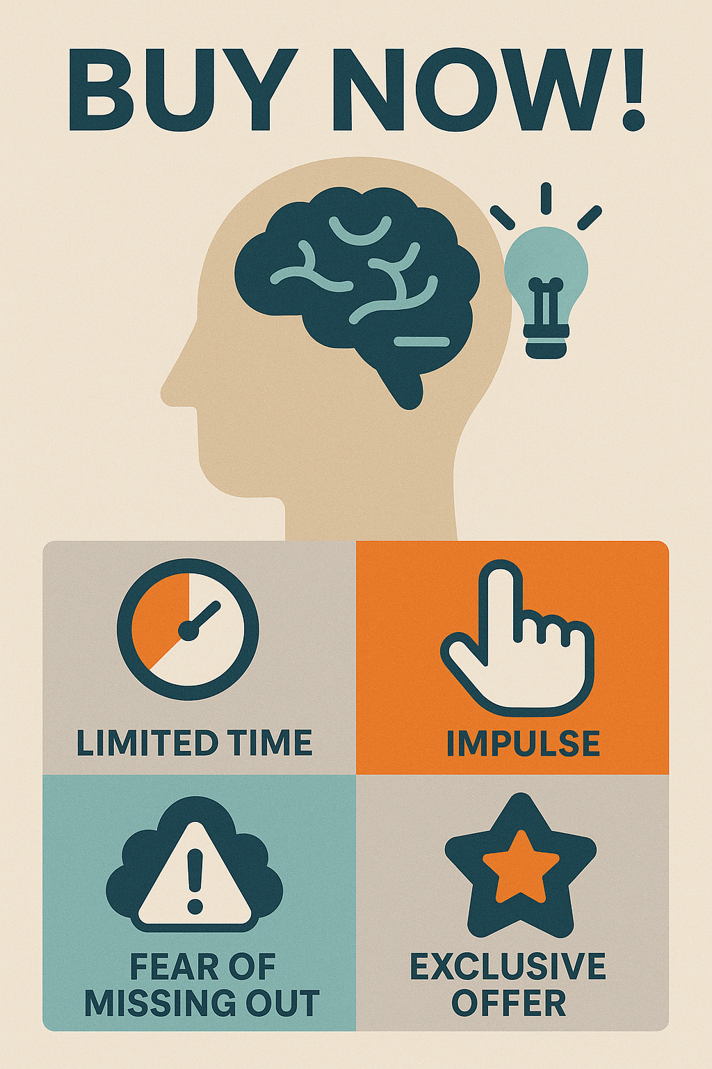 Supporting illustration comparing cash buyer and financed buyer mindsets for home sales