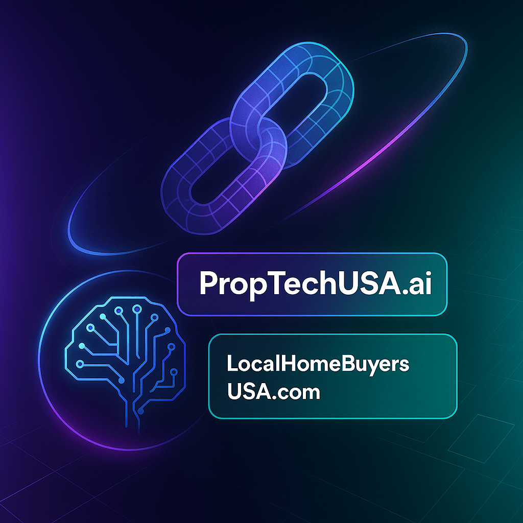 Minimal AI circuit rooftops icon – small visual accent
