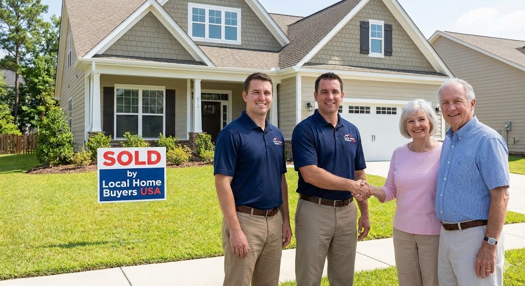 Map-style visualization of North Carolina home-selling hotspots with data overlays