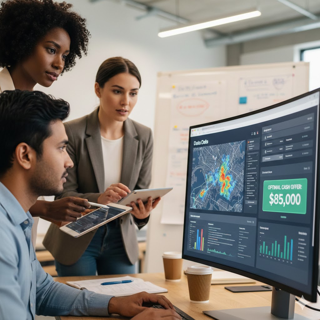 Data-backed cash offer dashboard for Local Home Buyers USA sellers