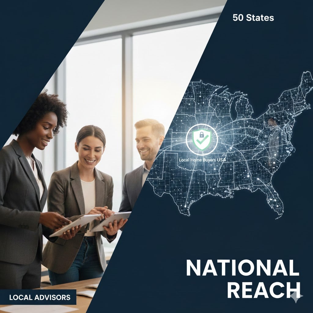 Local Home Buyers USA team providing human support to sellers