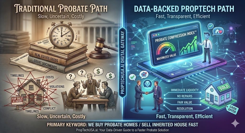 Dashboard showing Probate Compression Index across different timelines