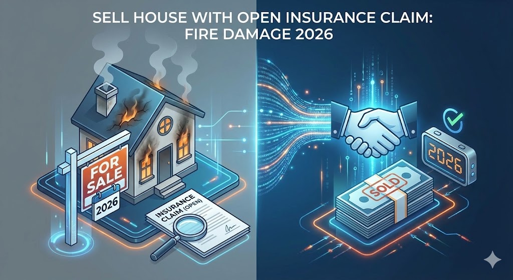 Sell a fire-damaged house with an open insurance claim — 2026 playbook
